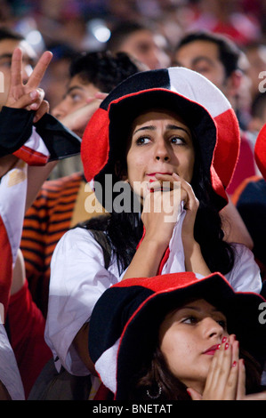 L'infâme l'Egypte contre l'Algérie en match de qualification WM stade international du Caire qui a mis fin à 2:0 Banque D'Images