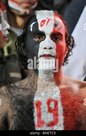 L'infâme l'Egypte contre l'Algérie en match de qualification WM stade international du Caire qui a mis fin à 2:0 Banque D'Images