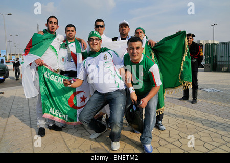 L'infâme l'Egypte contre l'Algérie en match de qualification WM stade international du Caire qui a mis fin à 2:0 Banque D'Images