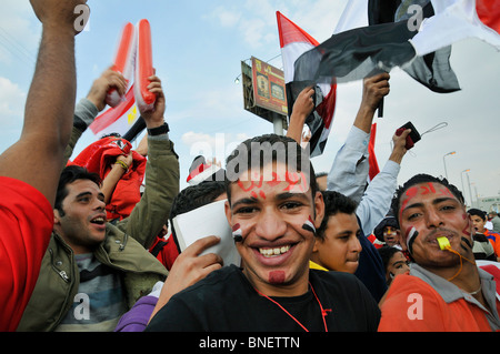 L'infâme l'Egypte contre l'Algérie en match de qualification WM stade international du Caire qui a mis fin à 2:0 Banque D'Images