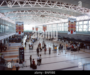 Comodoro Arturo Merino Benítez de l'Aéroport International, de l'intérieur, Pudahuel Buenos Aires, Argentine Banque D'Images