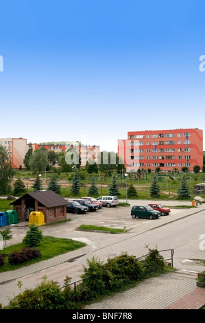 Immobilier résidentiel dans la province de Basse Silésie, Brzeg Dolny, Pologne Banque D'Images