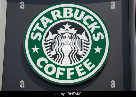 Logo de Starbucks coffee Banque D'Images