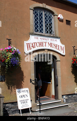 Watchet Musée dans le Old Market House à Watchet Somerset Banque D'Images