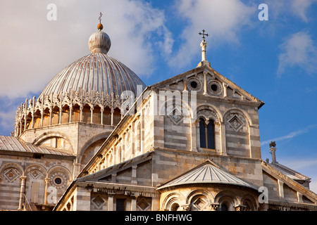 Le Duomo - Santa Maria Assunta à la Tour Penchée de Pise, Toscane Italie Banque D'Images