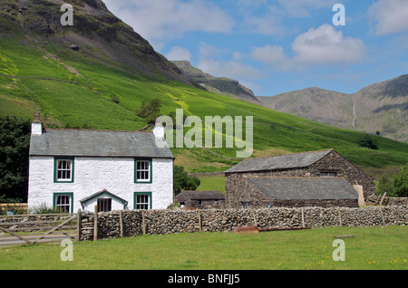 Cottage Wasdale Head Wast Water Lake District Cumbria England Banque D'Images