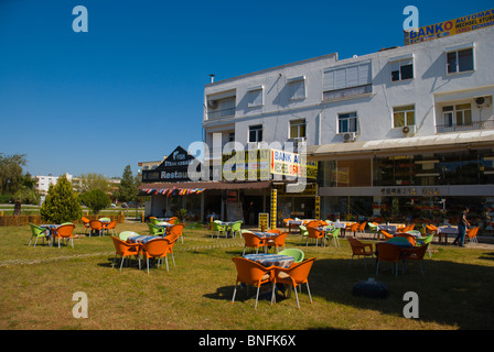 Le centre-ville de Belek, côte méditerranéenne de la Turquie La Turquie d'Asie Banque D'Images