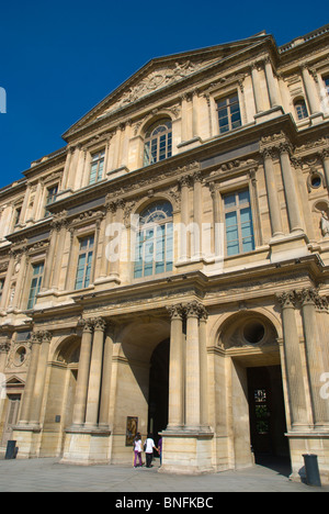 Musée du Louvre Paris France Europe extérieur Banque D'Images