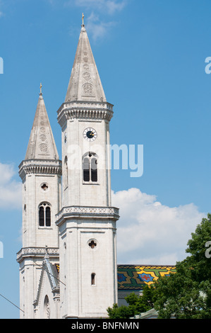 Paroisse Saint Louis et l'église de l'université, Munich, Bavaria, Germany, Europe Banque D'Images