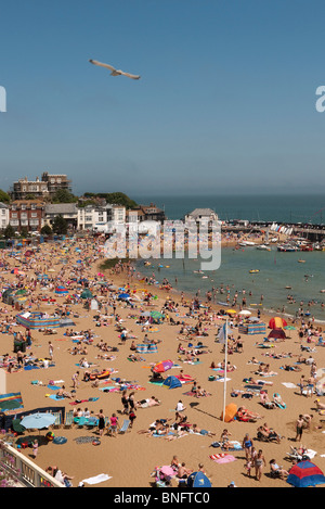 Viking Bay sur un jour étés Broadstairs Thanet Kent UK Banque D'Images