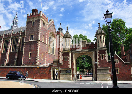 The Gate House, Lincoln's Inn, Holborn, London Borough of Camden, Greater London, Angleterre, Royaume-Uni Banque D'Images