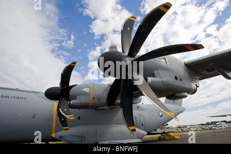 Airbus A400m hélices Banque D'Images