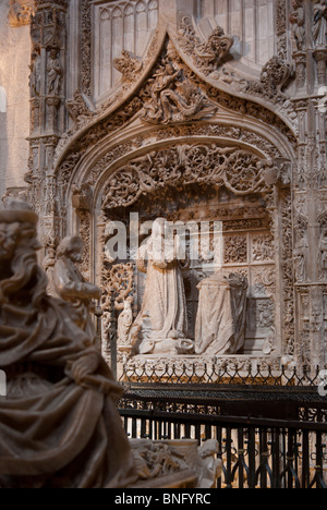 Burgos Cartuja de Miraflores Banque D'Images