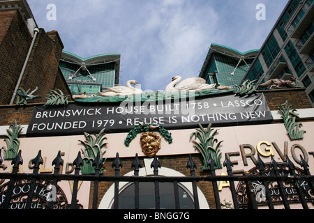 Le Brunswick House excentrique Cafe à Vauxhall, Londres Banque D'Images