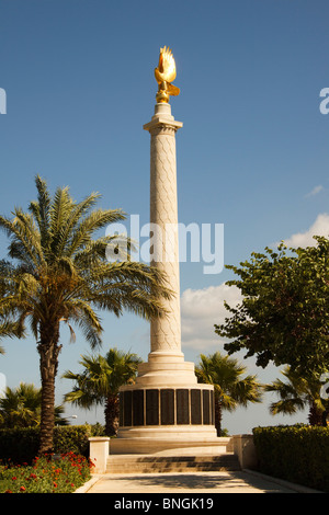 Les Forces aériennes du Commonwealth Memorial, La Valette, Malte Banque D'Images