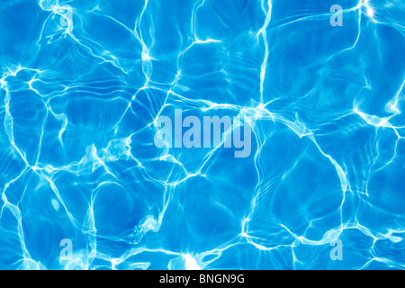 Photo de l'eau dans une piscine Banque D'Images