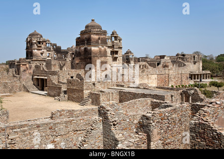 Rana Kumbha Palace. Le fort de Chittorgarh. Le Rajasthan. L'Inde Banque D'Images