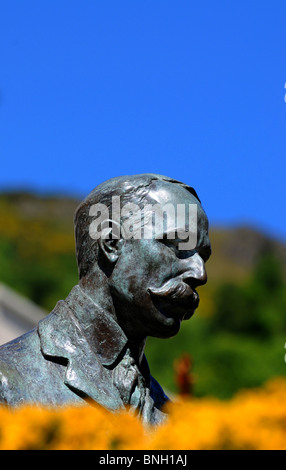 Sir Edward Elgar statue à Malvern, Worcestershire, Angleterre, Royaume-Uni Banque D'Images