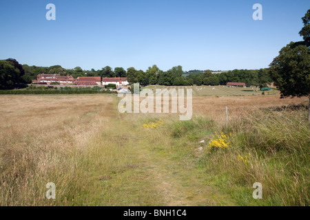 Lyminge campagne anglaise, près de Folkestone, Kent UK Banque D'Images