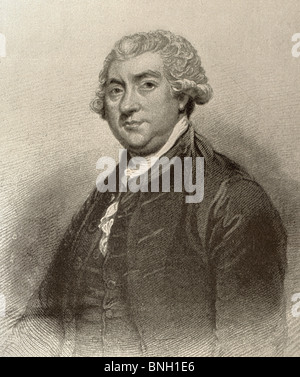 James Boswell, 9e laird d'Auchinleck, 1740 à 1795. Avocat écossais, chroniqueur, et l'auteur. Banque D'Images