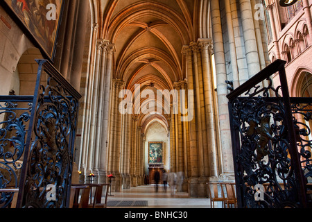 Europe, France, Rhône (69), Lyon, Cathédrale Saint-Jean Banque D'Images