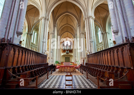 Europe, France, Vienne (86), Poitiers, Cathédrale de Saint-Pierre Banque D'Images