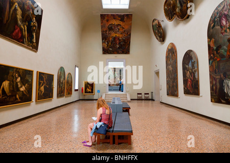 L'Europe, Italie, Vénétie, Venise, classé au Patrimoine Mondial de l'UNESCO, la Piazza San Marco, Galerie de l'Accademia à Venise Banque D'Images