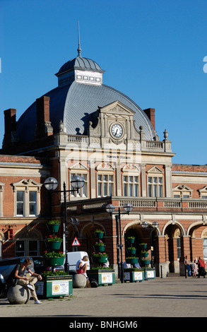 La gare de Norwich, Norfolk, Angleterre Banque D'Images