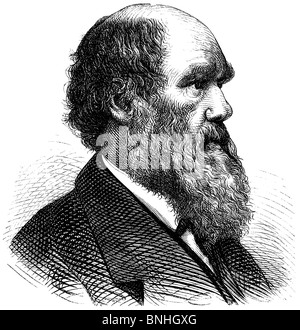 Charles Robert Darwin (12 février, 1809 - Avril, 19, 1882) était un naturaliste et savant anglais Banque D'Images