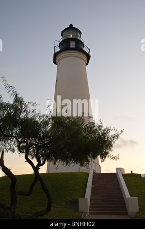 Texas, San Padre Island. Port Isabel, Isabel Lighthouse Point. Banque D'Images