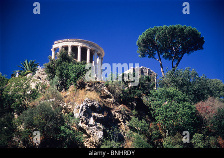 Italie Temple de Vesta et Tiburnus Villa Gregoriana Tivoli Province de Rome Latium architecture antiquité culture Europe Banque D'Images