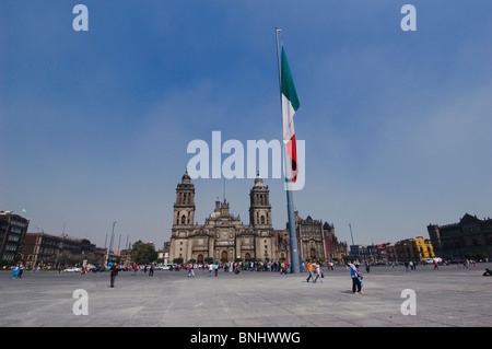 Zocalo Plaza Mexico Centre Historique Banque D'Images