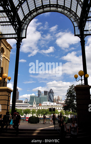 Hay's Galleria, le South Bank, Southwark, London, Greater London, Angleterre, Royaume-Uni Banque D'Images