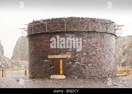 L'arbre au-dessus d'une centrale hydroélectrique de Dinorwig à Llanberis, Snowdonia, Nord du Pays de Galles. Banque D'Images