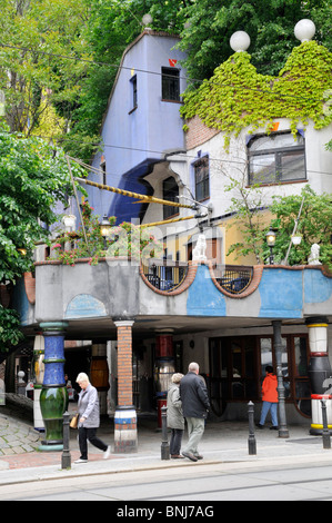 Maison Hundertwasser,Vienne,Autriche Europe Banque D'Images