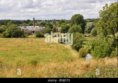 Vue vers Crawley Mill, près de Witney dans l'Oxfordshire. UK Banque D'Images