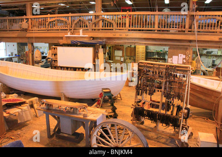 Harvey W. Smith Centre Motomarines, Caroline du Maritime Museum, Beaufort, North Carolina, USA Banque D'Images