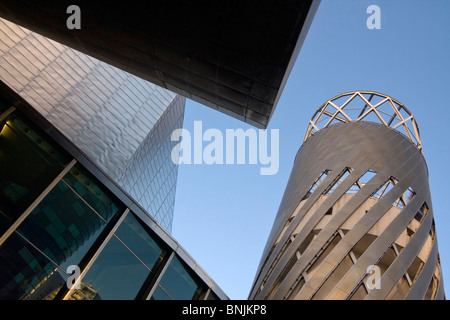 Résumé Détail du Lowry Theatre, Salford Quays, Manchester Banque D'Images