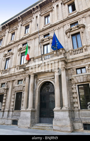 Palazzo Marino, l'Hôtel de Ville, Milan, Italie Banque D'Images