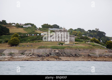 St Mawes château, Cornwall, Angleterre. Banque D'Images