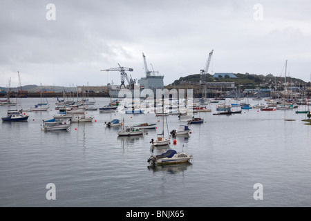 Falmouth, Cornwall, Angleterre, Royaume-Uni Banque D'Images