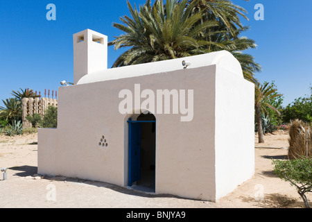 Maison traditionnelle dans le patrimoine de la section de Djerba Djerba Explore Parc, Midoun, Djerba, Tunisie Banque D'Images