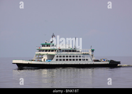 Cedar Island à Ocracoke Ferry, Pamlico Sound, North Carolina, USA Banque D'Images