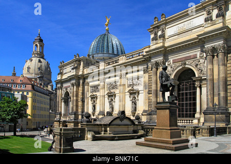 Académie des Arts, Dresde, Saxe, Allemagne Banque D'Images