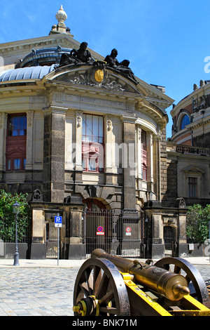 Académie des Arts, Dresde, Saxe, Allemagne Banque D'Images