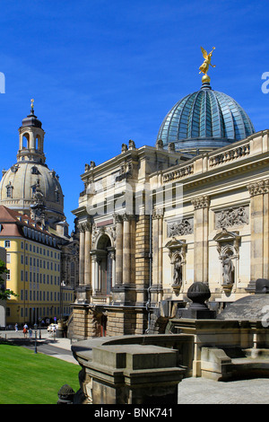 Académie des Arts, Dresde, Saxe, Allemagne Banque D'Images