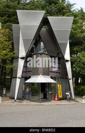 Zone de police ou Koban dans le parc Ueno, Tokyo, Japon Banque D'Images