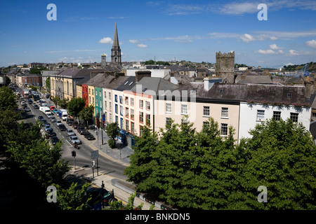 Vue sur le centre commercial, la ville de Waterford, Irlande Banque D'Images