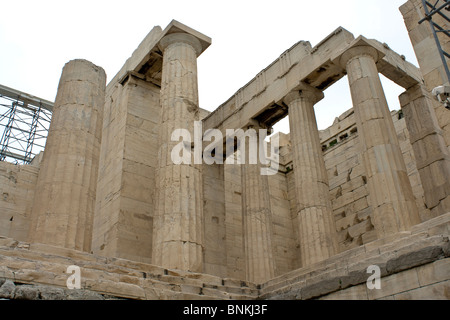 Images des ruines de l'Acropole à Athènes, Grèce. Banque D'Images