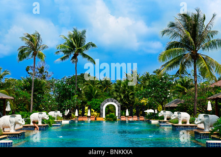 L'île asiatique asie du sud de l'île Ko Samui Thaïlande Thaïlande Koh Samui L'enregistrement sur le terrain à l'extérieur en plein air à l'extérieur de l'enregistrement sur le terrain Banque D'Images